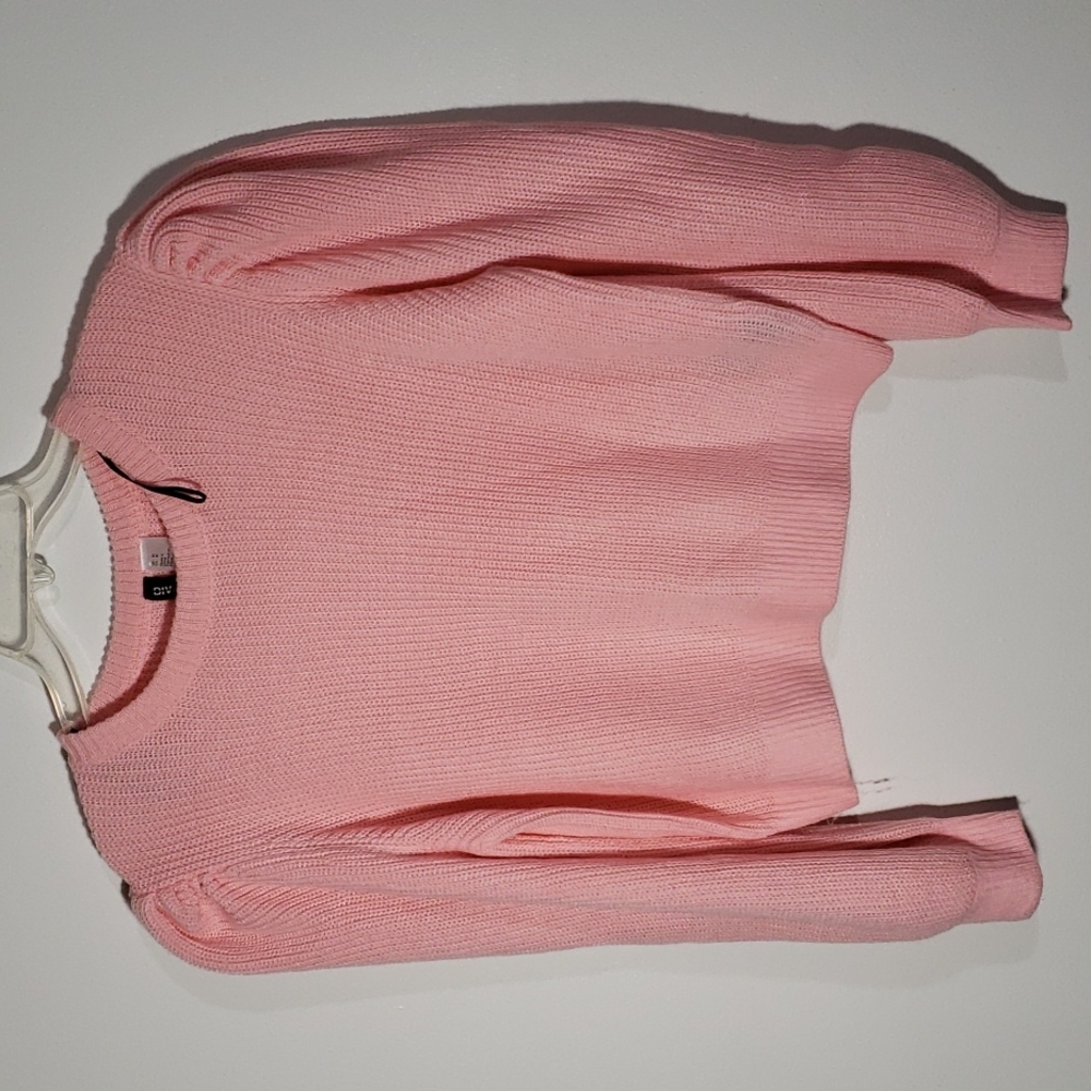 DIVIDED CROPPED SWEATER